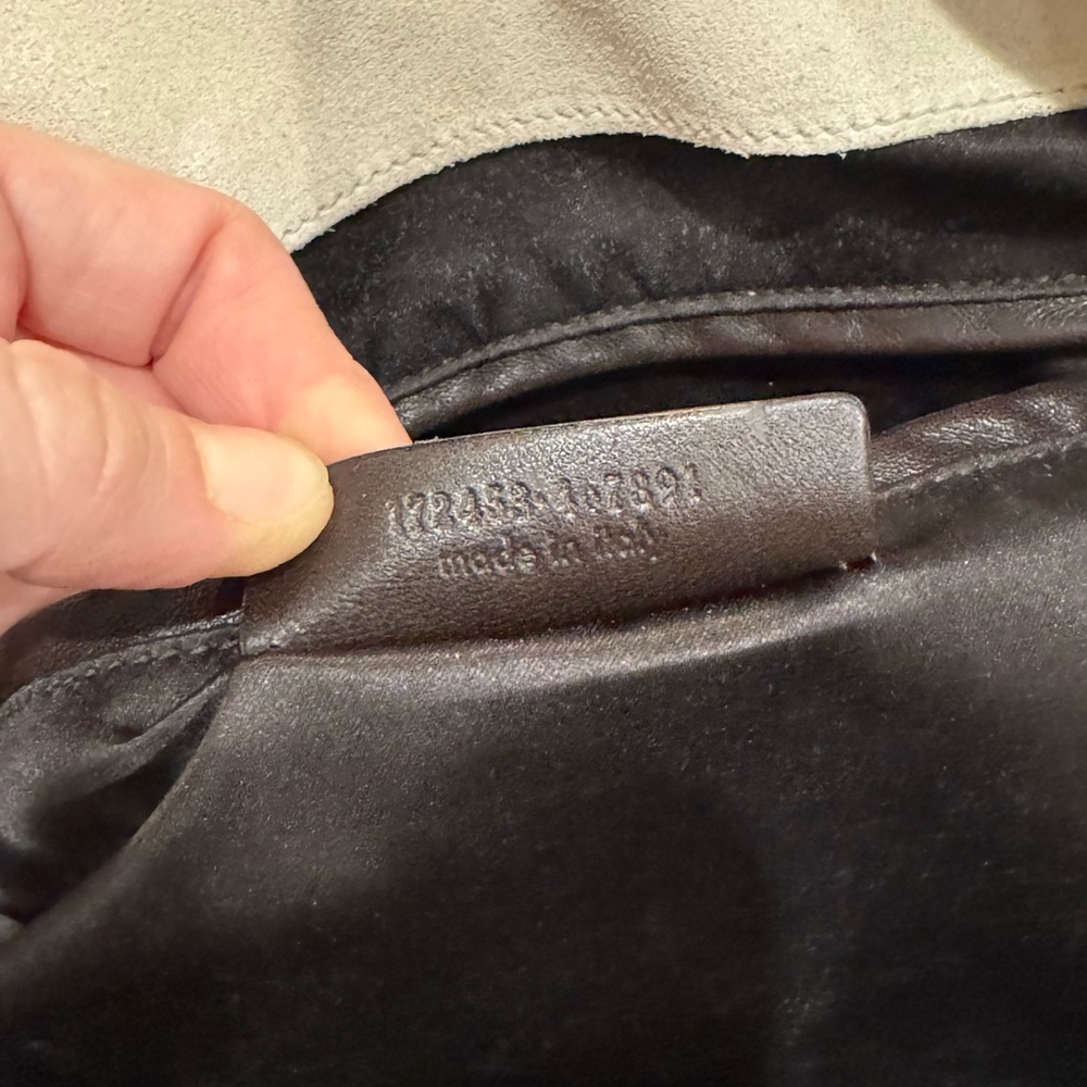 YSL Saint Laurent cream downtown leather Rive Gauche bag - Picture 6 of 11